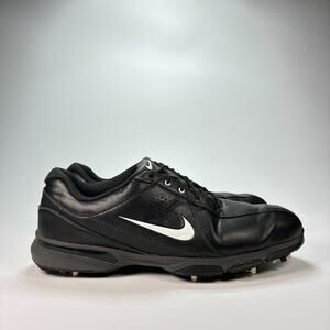Nike Durasport III Black Lace Up Golf Shoes Leather 628531-002 Men’s Size 12W